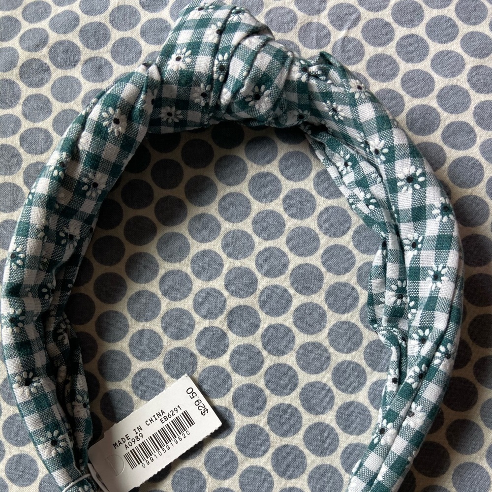 J.Crew Gingham Headband